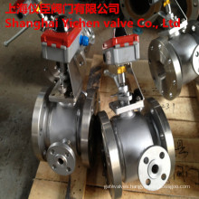 Steam Jacket Insulation Ball Valve with Limit Switch